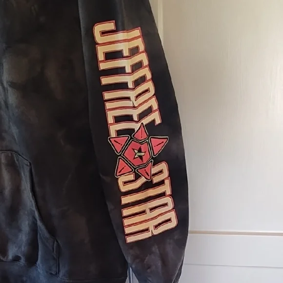 Jeffree Star Black Tie-Dye Hoodie with Pink Accents - Picture 5 of 8